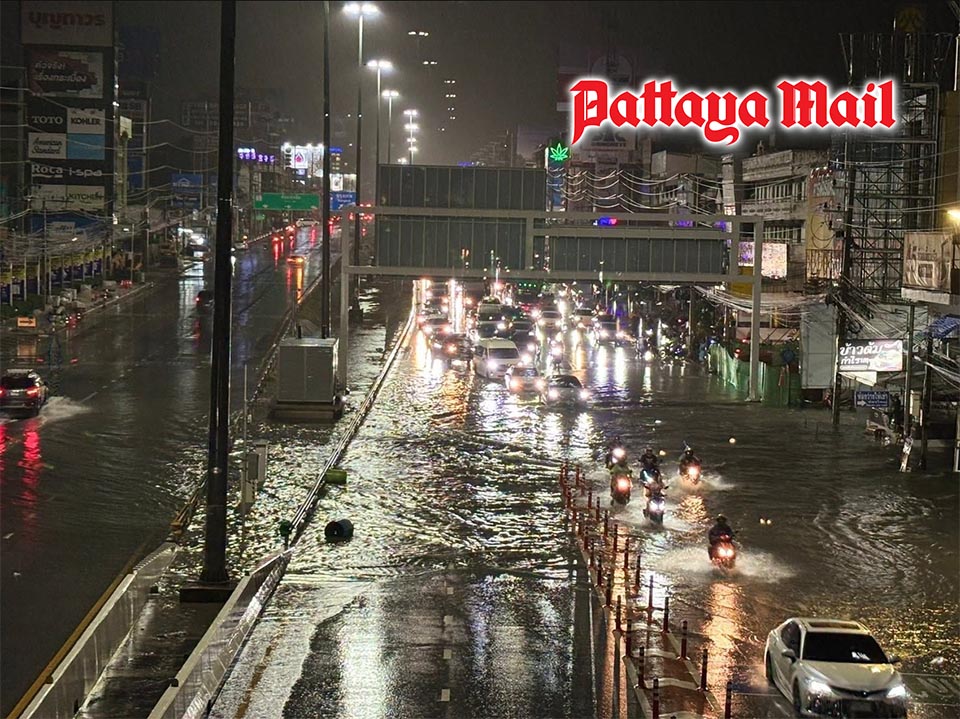 Heavy Rain Warning Issued for Pattaya and Eastern Thailand Through September 13