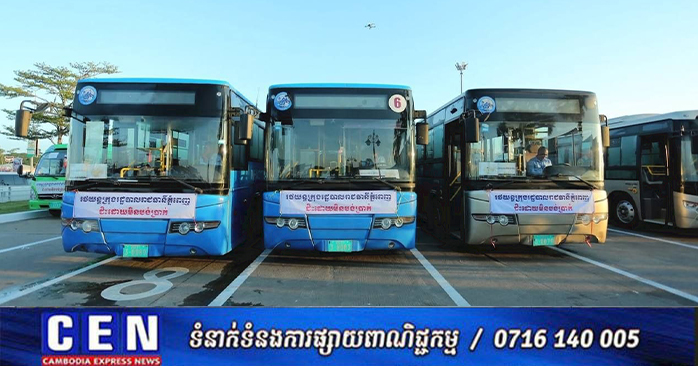 Phnom Penh Offers 5 Days of Free Public Bus Service for Pchum Ben Festival
