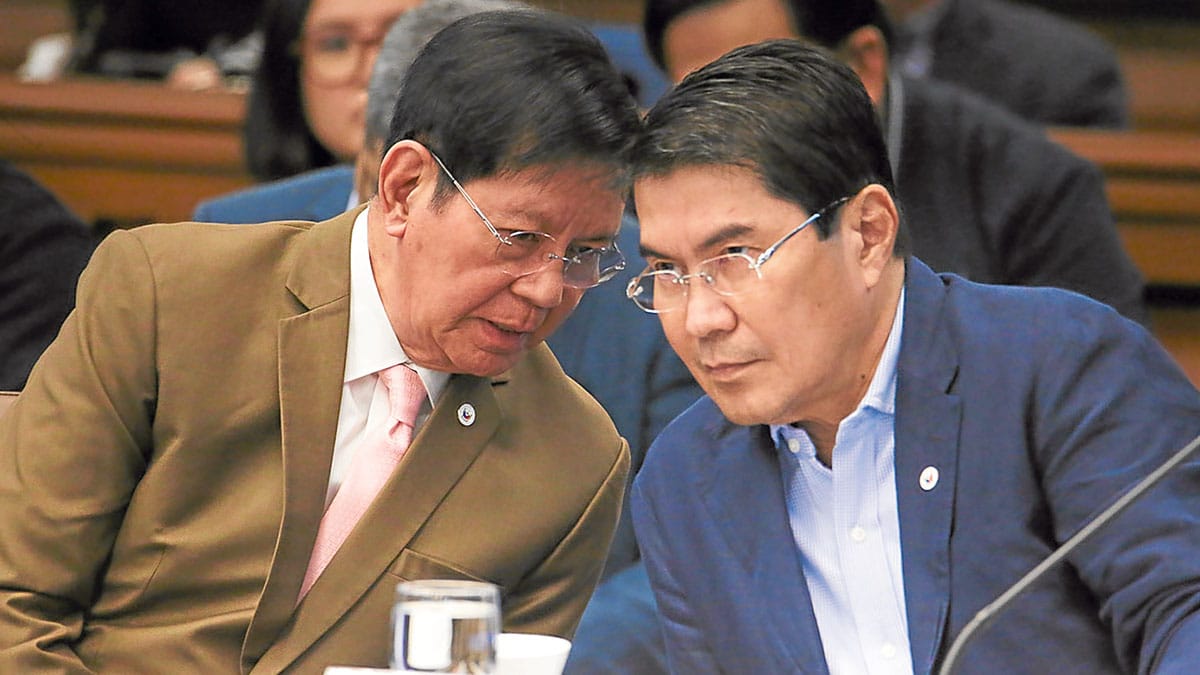 Lacson Thanks Tulfo for Revealing Senate Pressure on Flood Control Report