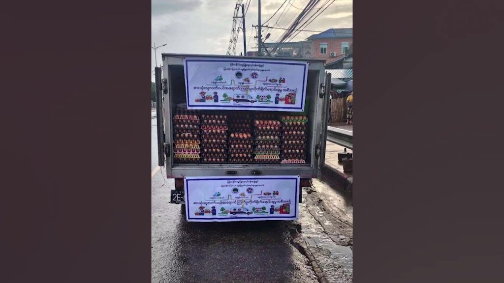 Eggs are being sold directly to consumers at affordable prices in the markets