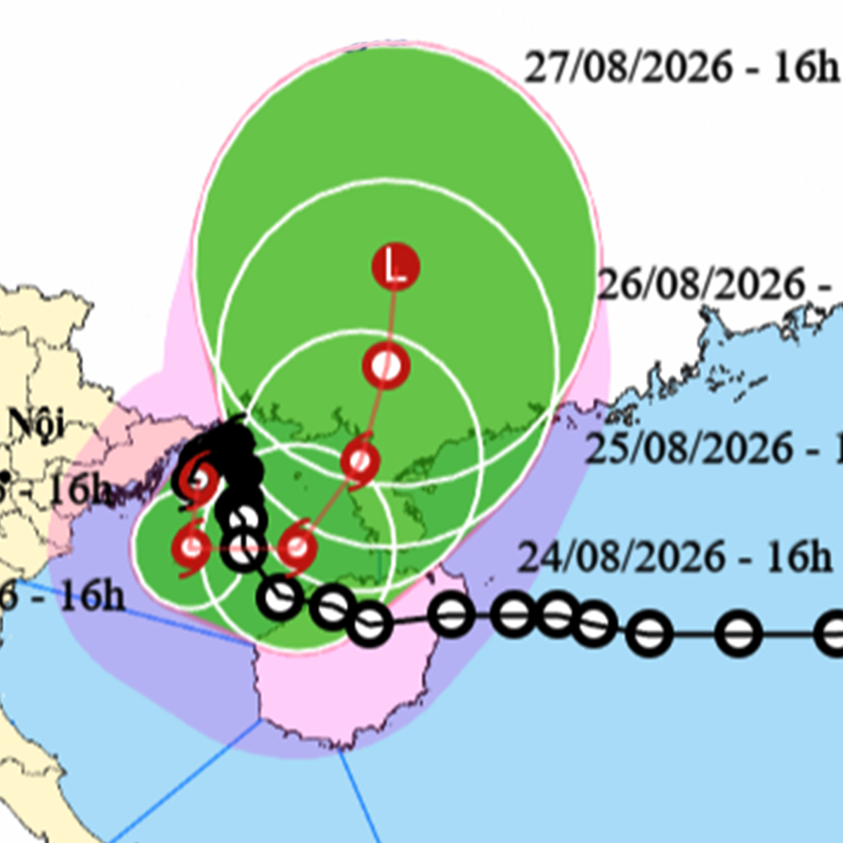 Northern Vietnam Braces for Heavy Rains as Tropical Depression Narra Slows