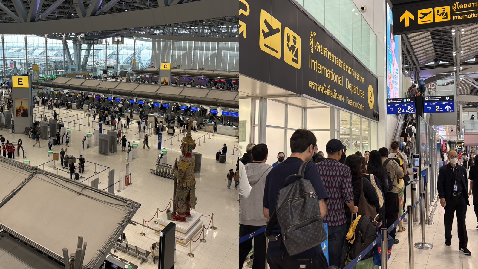 バンコク空港の「憂鬱エスカレーター」:旅の終わりを告げる場所