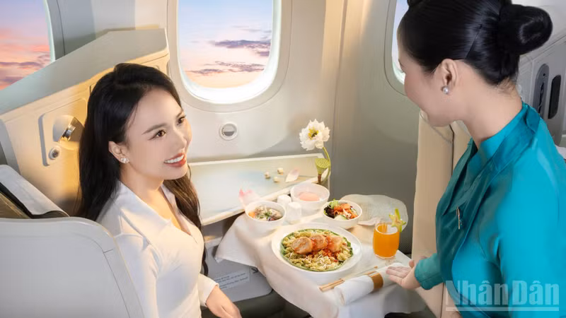 ベトナム航空、世界最高の機内食でアジア初栄誉