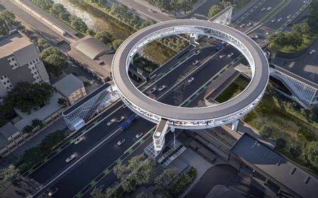 MRTジャカルタ、地域予算に頼らず歩行者デッキ建設へ