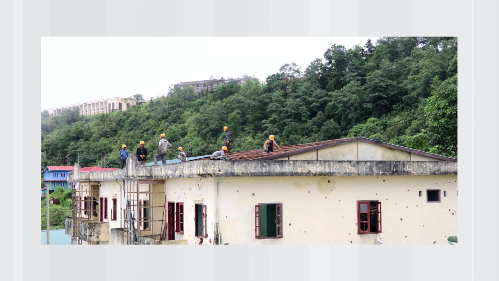 Restoring Normalcy : Rehabilitation works underway in Falam