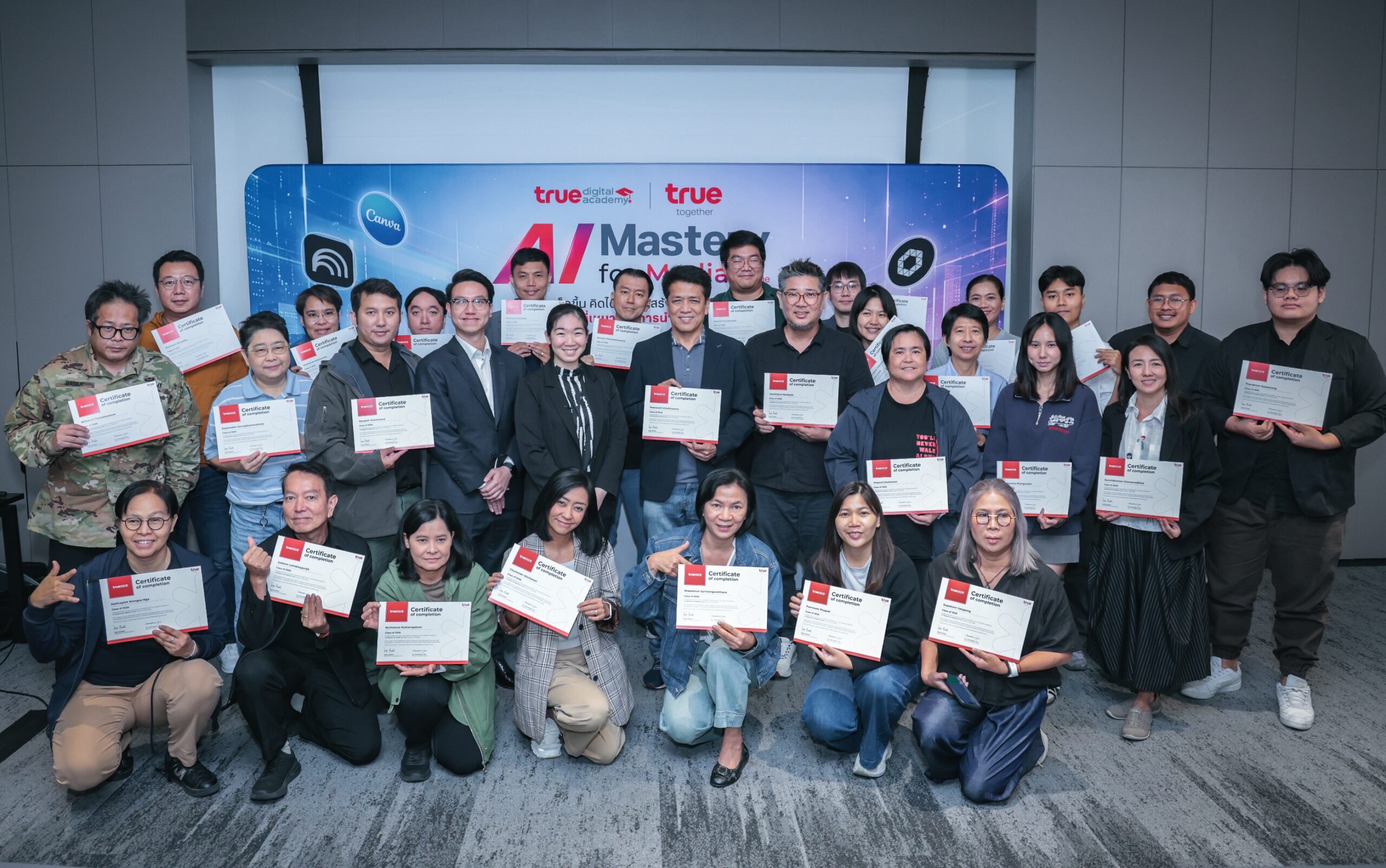 Thai Media Upskill in AI with Specialized Training by True Corporation