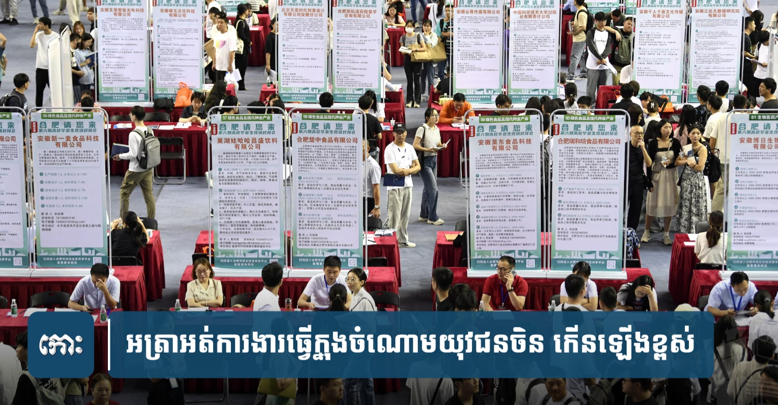 China's Youth Unemployment Rate Hits 11-Month High