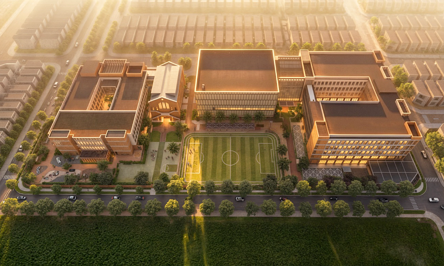 King's College Wimbledon HCMC campus completes main structure ahead of 2027 opening