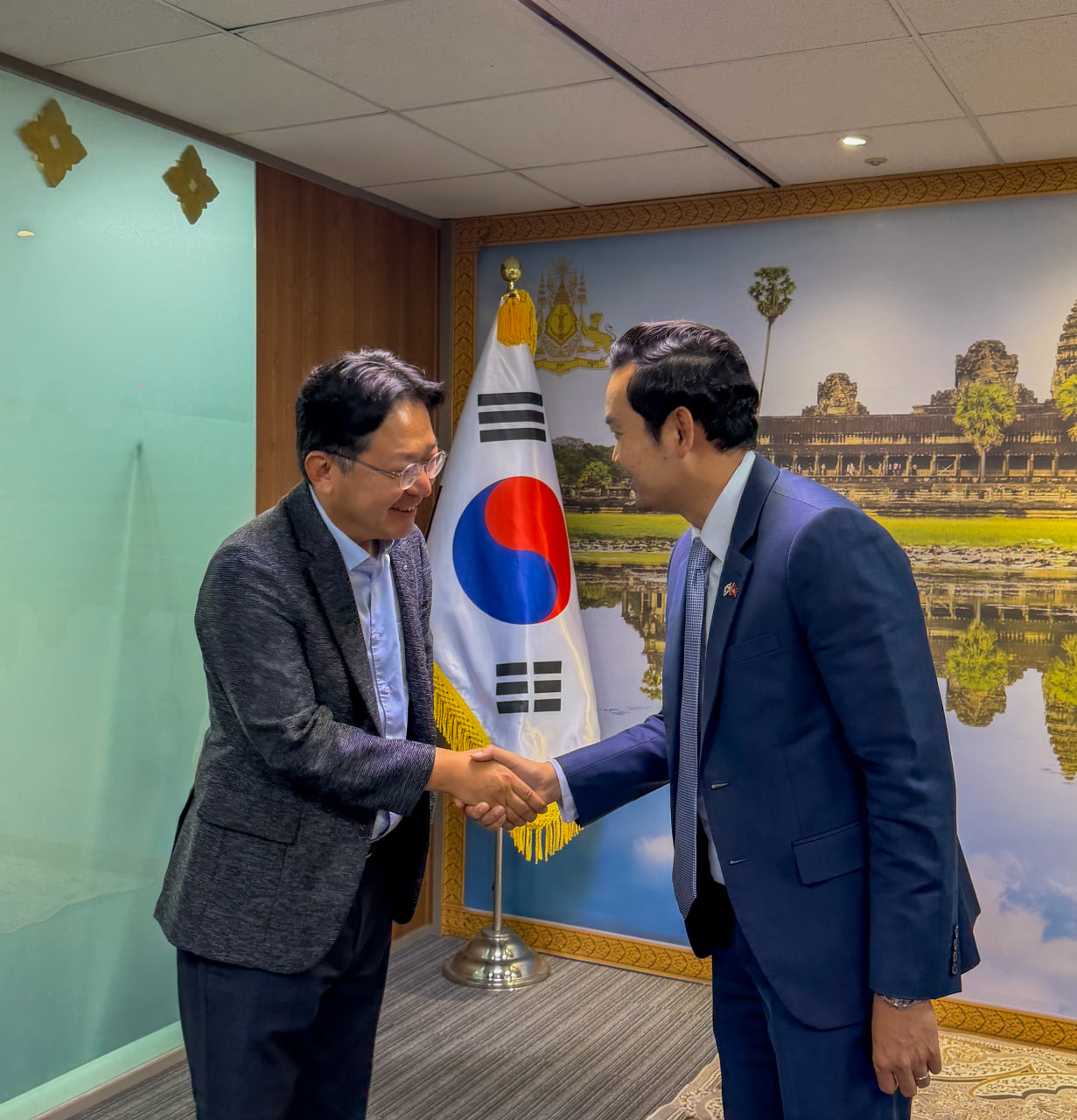 カンボジア、K-Waterと水資源開発で協力強化へ 韓国からのODA活用