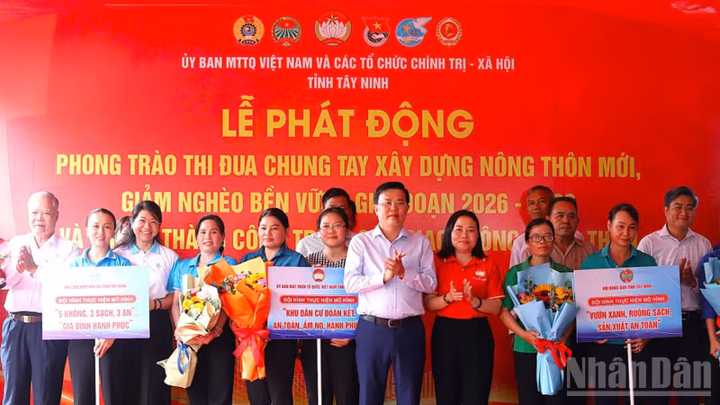 Tay Ninh Province Collaborates with Citizens for Sustainable New Rural Development