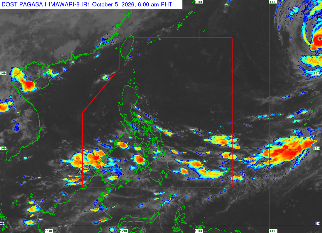 Choi-wan Trough to Bring Rain to Visayas, Mindanao
