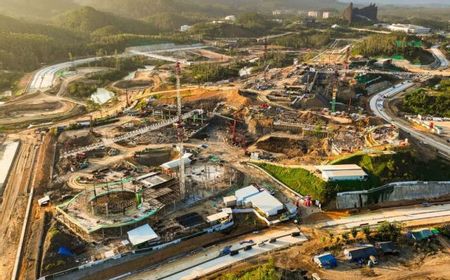 Nusantara's Judicial and Legislative Areas Under Construction, Targeting 2028 Operations