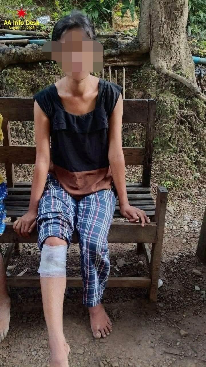 Two Khumi young women injured in junta airstrike on Paletwa town