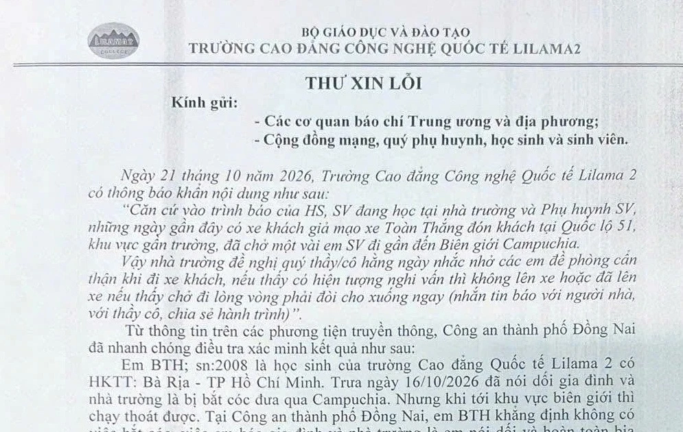 Authorities Debunk Student Abduction Hoax, School Issues Apology