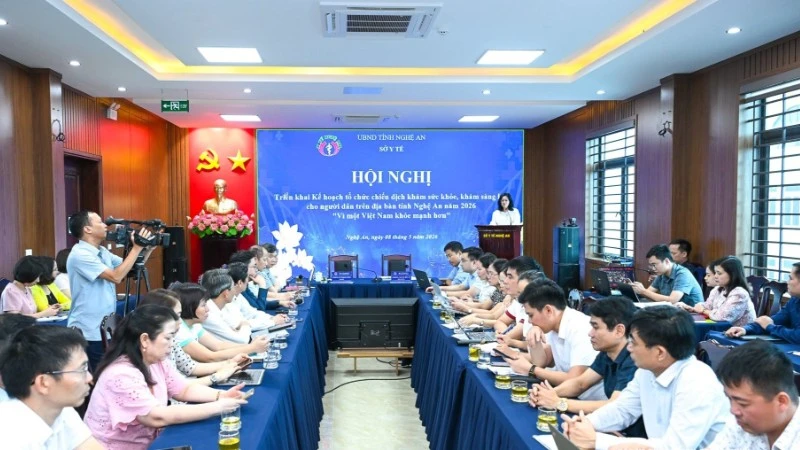 Nghe An Province Prepares for Comprehensive Public Health Screening Campaign