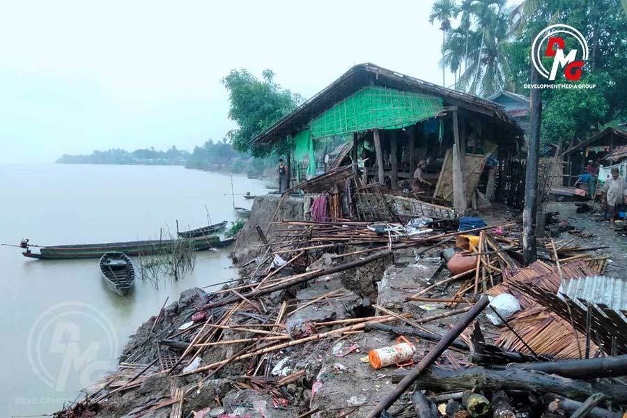 Kaladan River Erosion Displaces Over 150 Villagers in Western Myanmar
