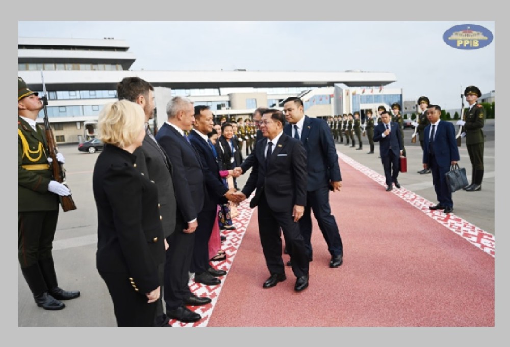President left Minsk for Tuva Republic of Russian Federation