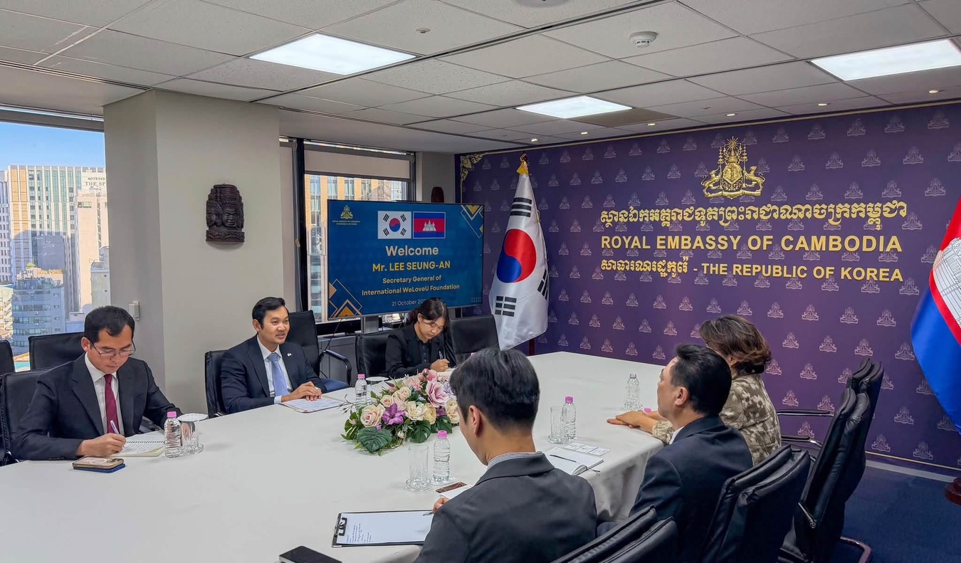カンボジア、韓国のWeLoveU財団と人道支援協力強化へ