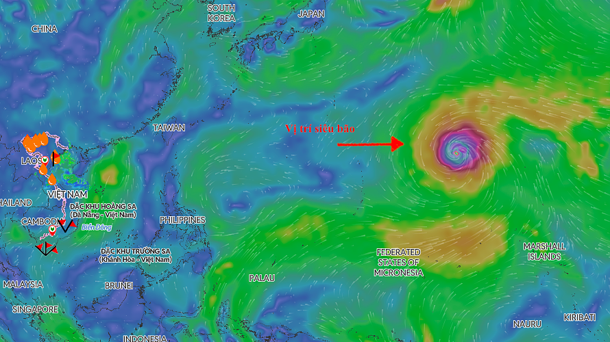 Super Typhoon Dolphin Weakens, Still Expected to Cause Strong Winds in East Sea