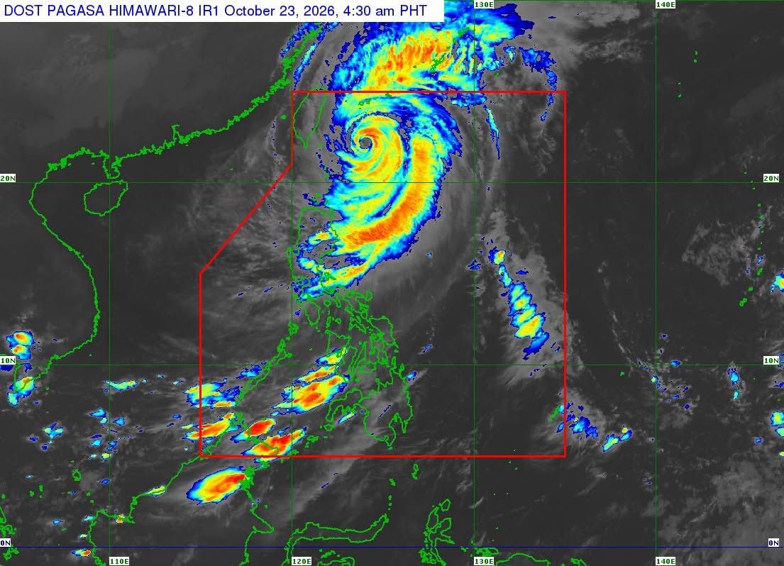 台風「ロザル」バタネス諸島に影響、強風と高波に警戒
