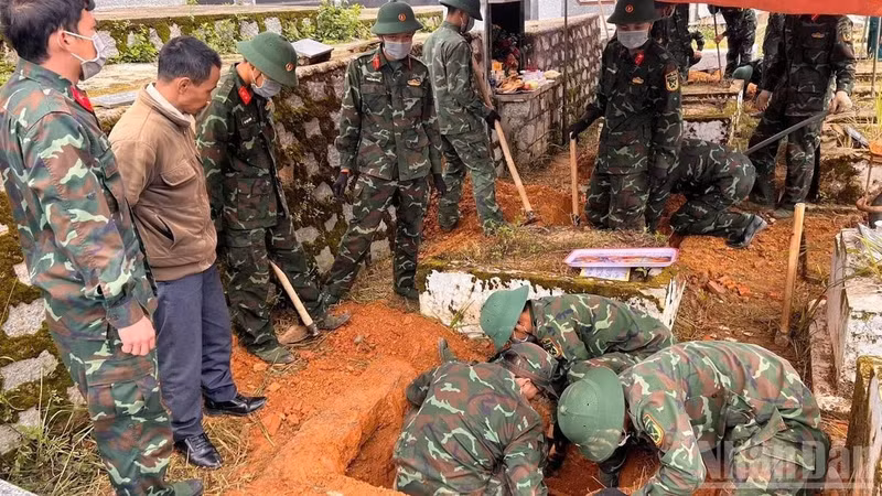 Lam Dong Province Integrates Six Sets of Martyrs' Remains for Burial in Da Lat Cemetery