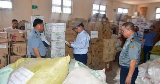 Goods Unlawfully Seized from the Public Auctioned at Ngaung Hkar Shi Gate