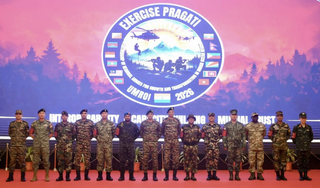 カンボジア陸軍、インドで開催の多国間軍事演習「PRAGATI 2026」に参加