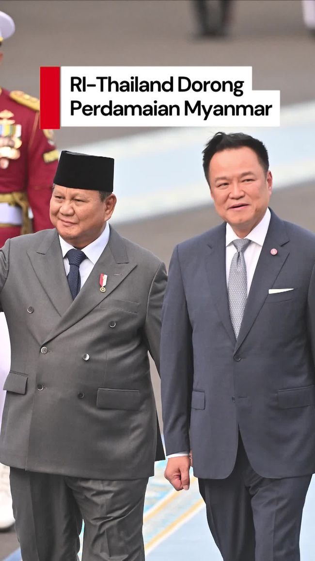 Prabowo and Thai PM Agree to Push for Peace in Myanmar