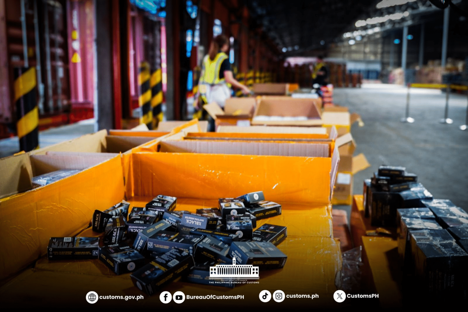 BOC Seizes P137-M Worth of Smuggled Vape Products