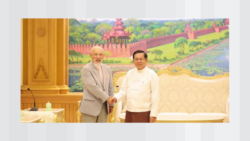 Courtesy Call : Receiving Nippon Foundation Honorary Chairman