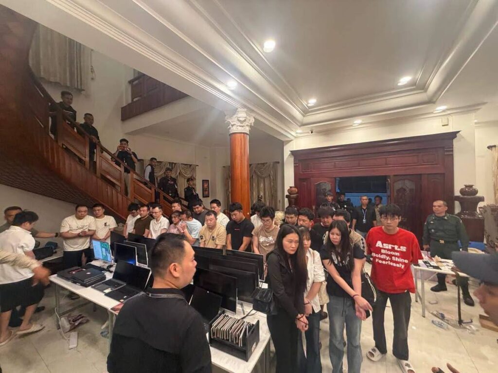 Online Scam Hub Raided in Phnom Penh, 25 Foreigners Detained