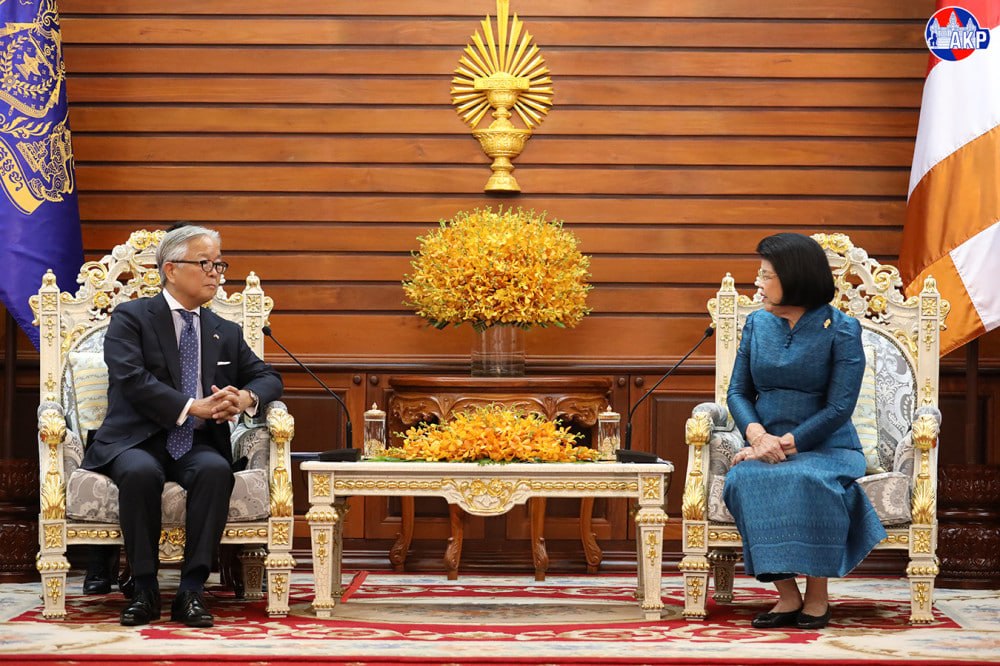 カンボジア議長、訪日中の日カンボジア関係深化を強調