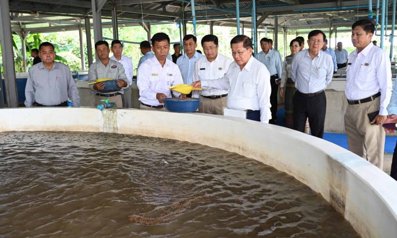 ■ The President inspected the implementation of agricultural zones in Yangon Region