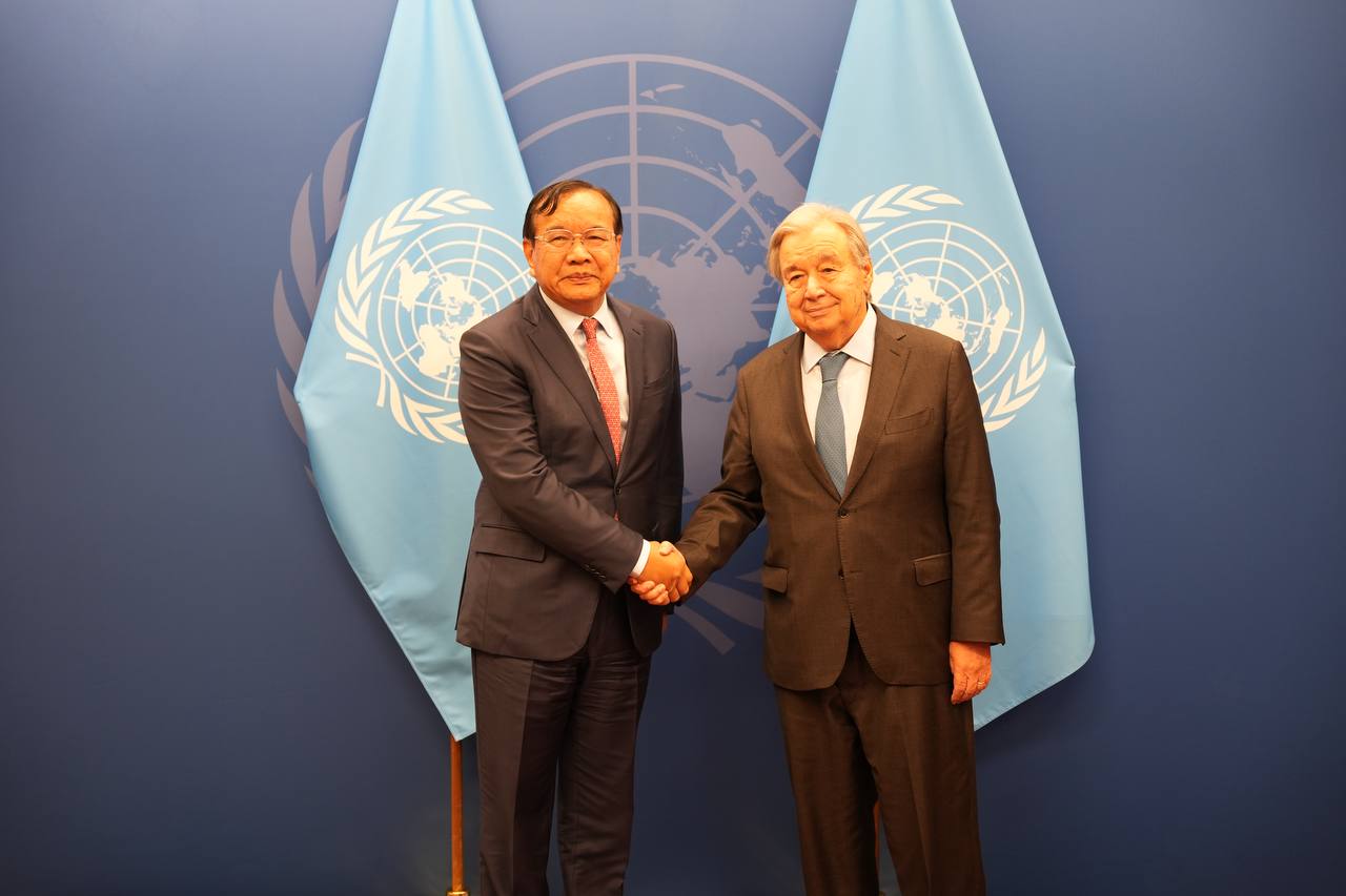 Cambodia Honors UN Chief Guterres, Underscores Multilateralism at General Assembly