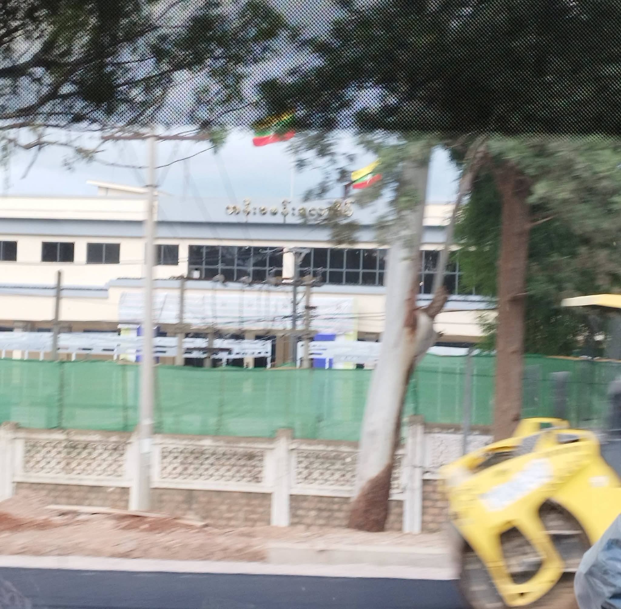 Nye Skan Airport in Pyin Oo Lwin opened by interim president Min Aung Hlaing himself after seizing surrounding homes and lands
