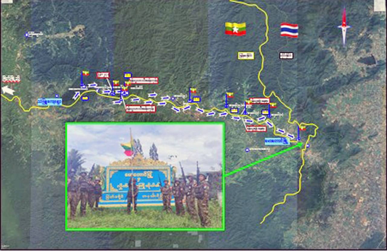 Tatmadaw fully recaptures Mawtaung town from KNU, KNLA, and PDF joint forces