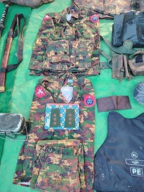 Two tactical commands under Division 33 destroyed in Indaw fighting, one commander missing, nearly 100 surrender