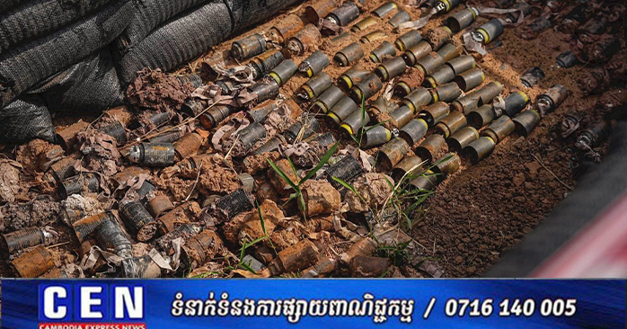 タイ軍の不発弾、カンボジアに長年の脅威 - 700万発か