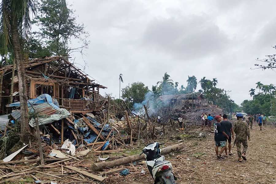 ミャンマー・ラカイン州で今年11件の民間人多数死傷事件、軍事政権の空爆が原因