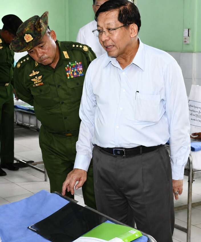 Military officials including Major General Myo Aung, Major General Htay Aung removed from arms manufacturing departments by terrorist Min Aung Hlaing's order, despite stepping down as Commander-in-Chief