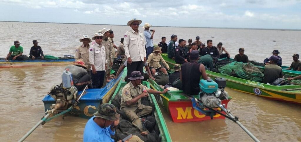 Siem Reap Authorities Launch Major Crackdown on Illegal Fishing Gear During Closed Season