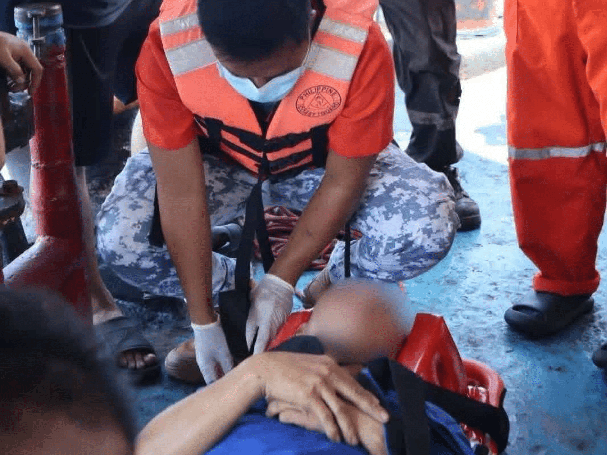 PCG Rescues Ill Crew Member from Passenger Vessel Off Batangas