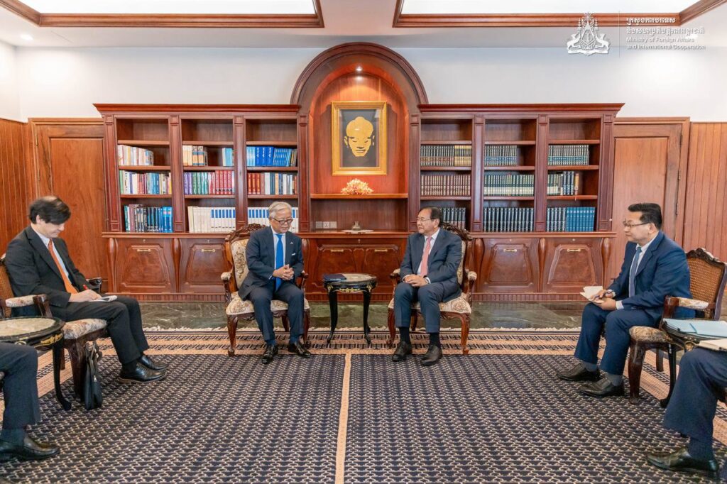 Cambodia, Japan Reaffirm Strategic Partnership in Farewell Meeting