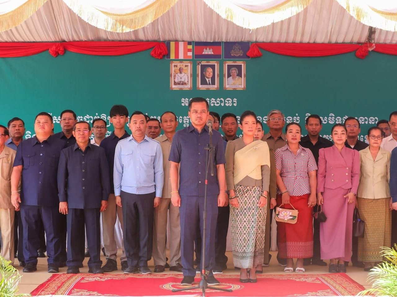 Cambodian Deputy Prime Minister Inaugurates Educational Facilities and Infrastructure in Prey Veng