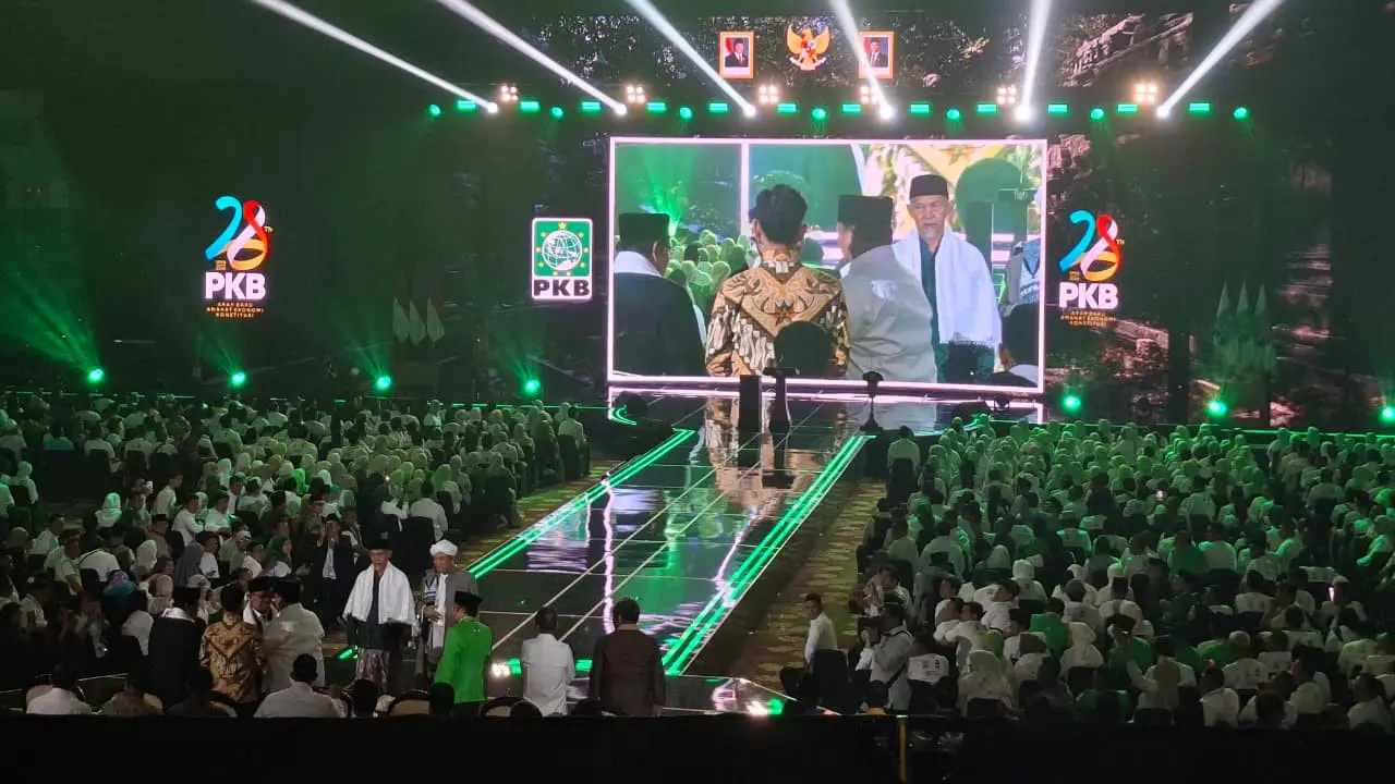 President Prabowo and VP Gibran Attend PKB's Anniversary Celebration