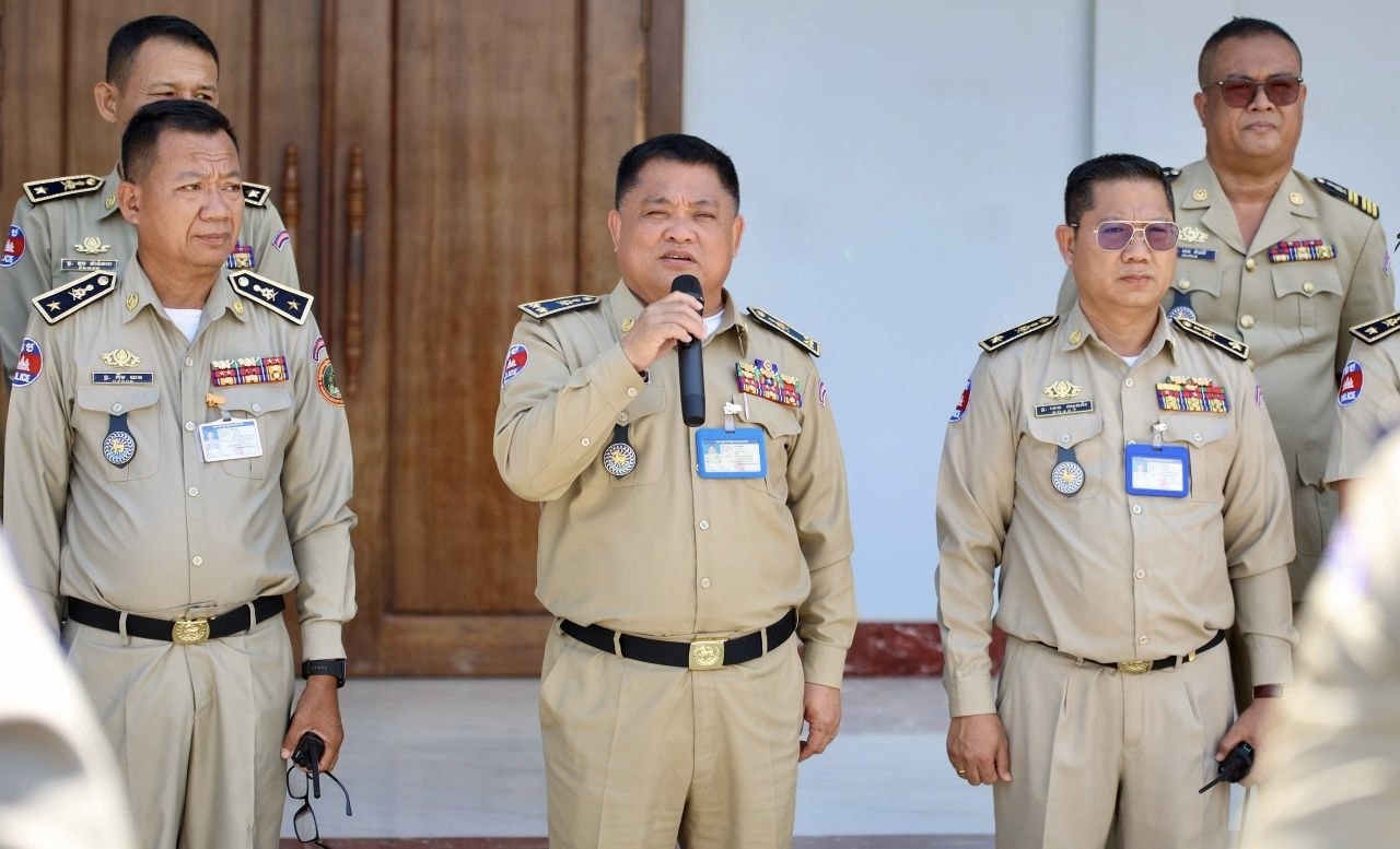 75 Cambodian National Police Officers Begin Basic Training in Siem Reap