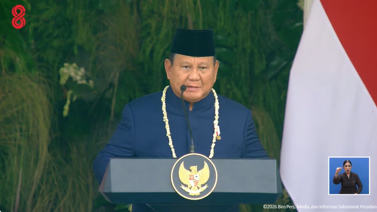 プラボウォ大統領、独立記念式典で被災者への祈りを呼びかけ