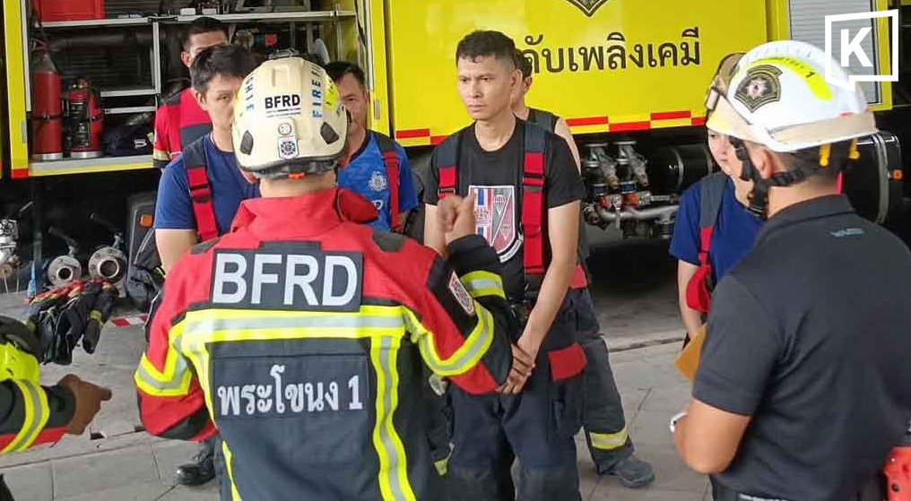 Fire Crews Maintain 24-Hour Watch Over Bangkok Oil Leak