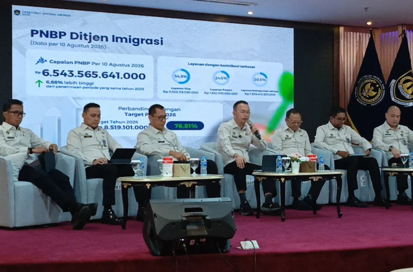 インドネシア入国管理局、歳入6.5兆ルピアを達成