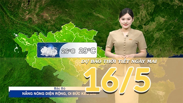 Vietnam Weather Forecast: Intense Heat in North and Central Regions, Evening Thunderstorms in the South (May 16, 2026)